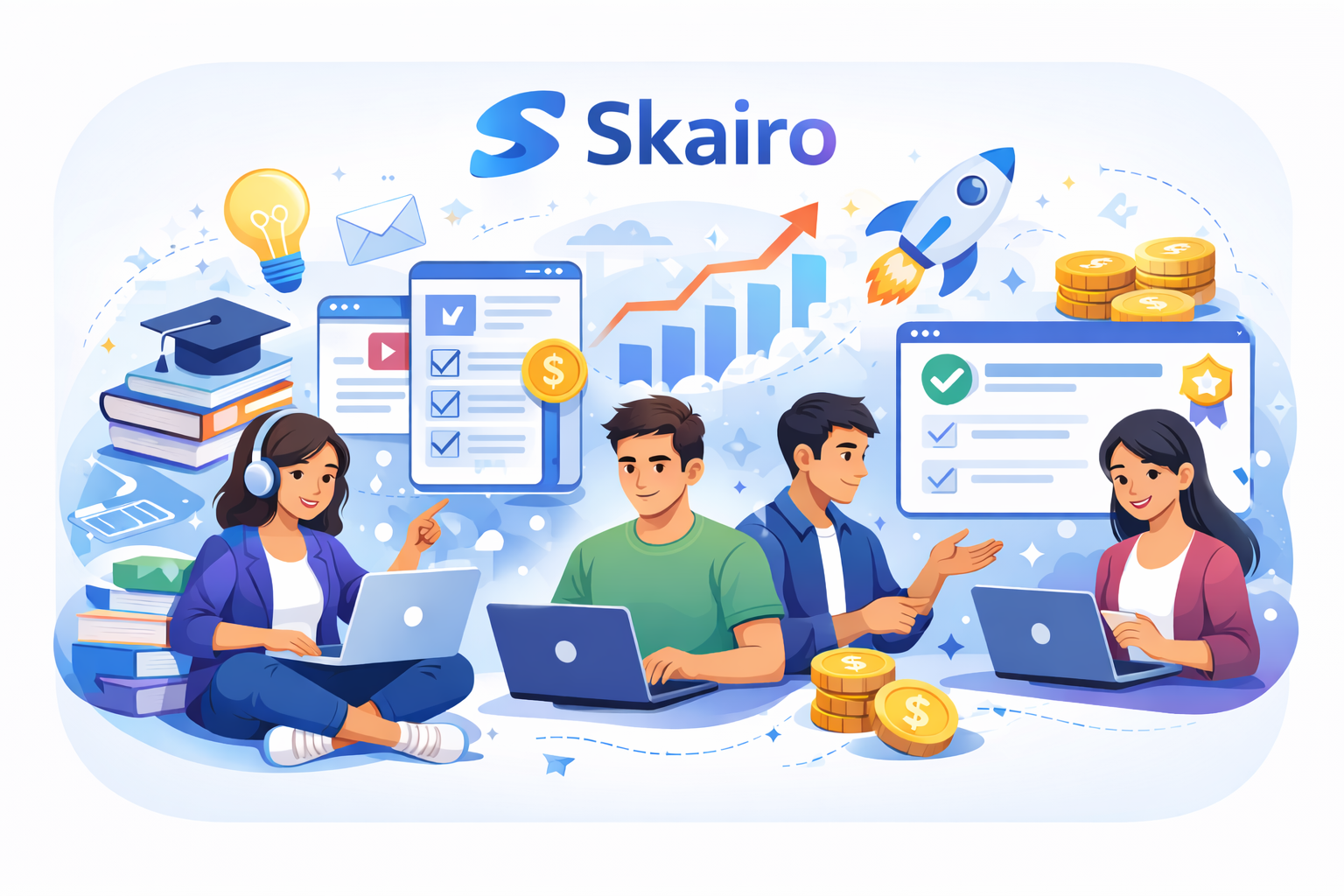 Skairo Hero Illustration